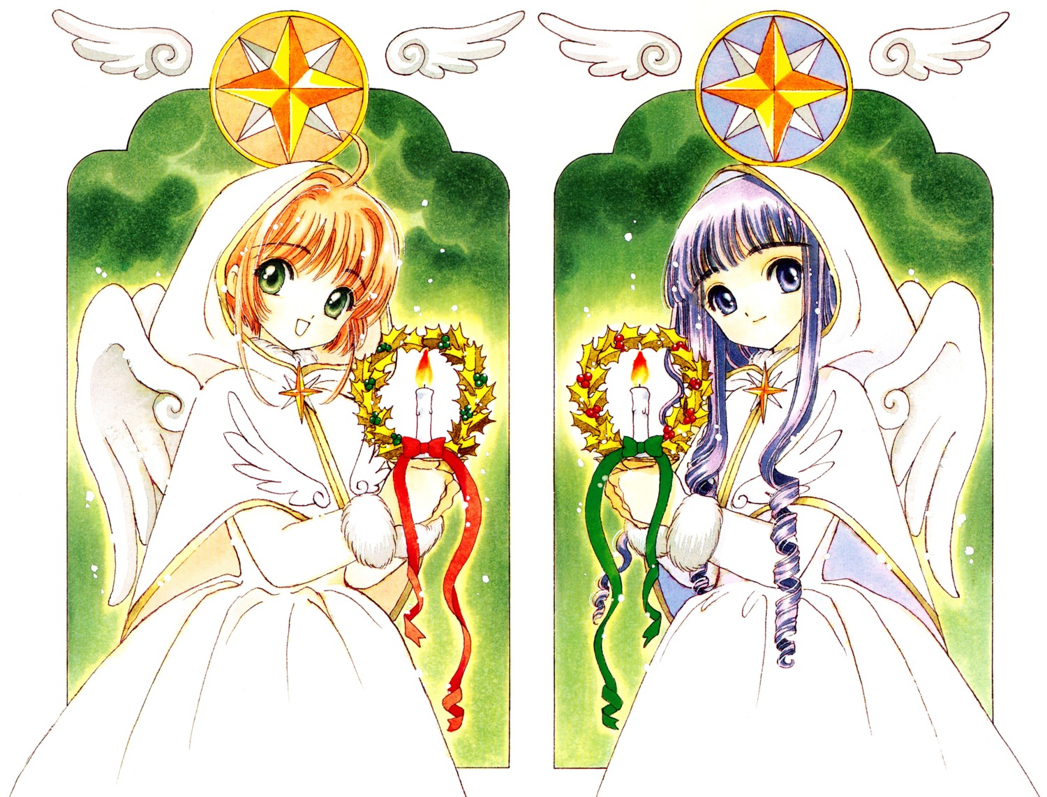 Clamp Card Captor Sakura Daidouji Tomoyo Kinomoto Sakura Christmas ...